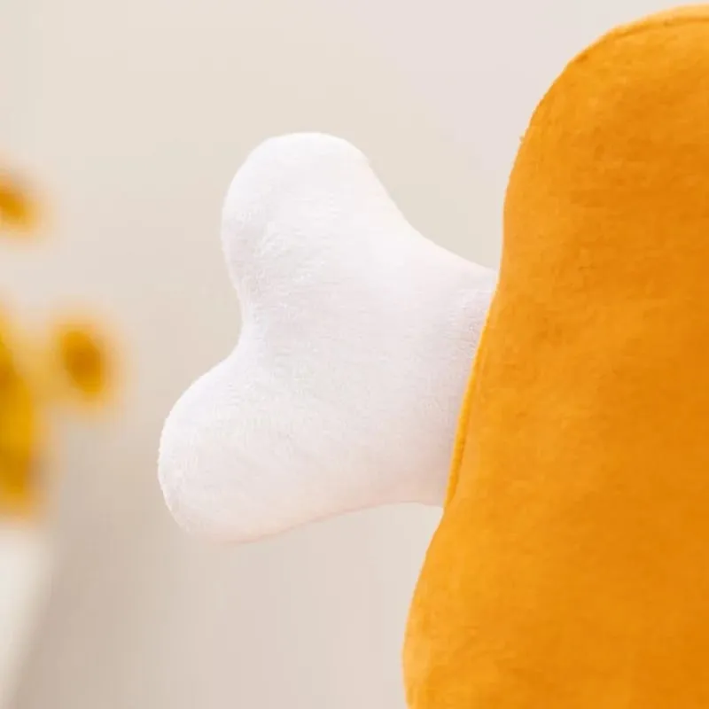 40cm Bone-In Meat Plush Bone Pillow Funny Meat Desk Nap Pillow Stuffed Soft Doll For Sleeping Sofa Cushion Room Decor — image 6
