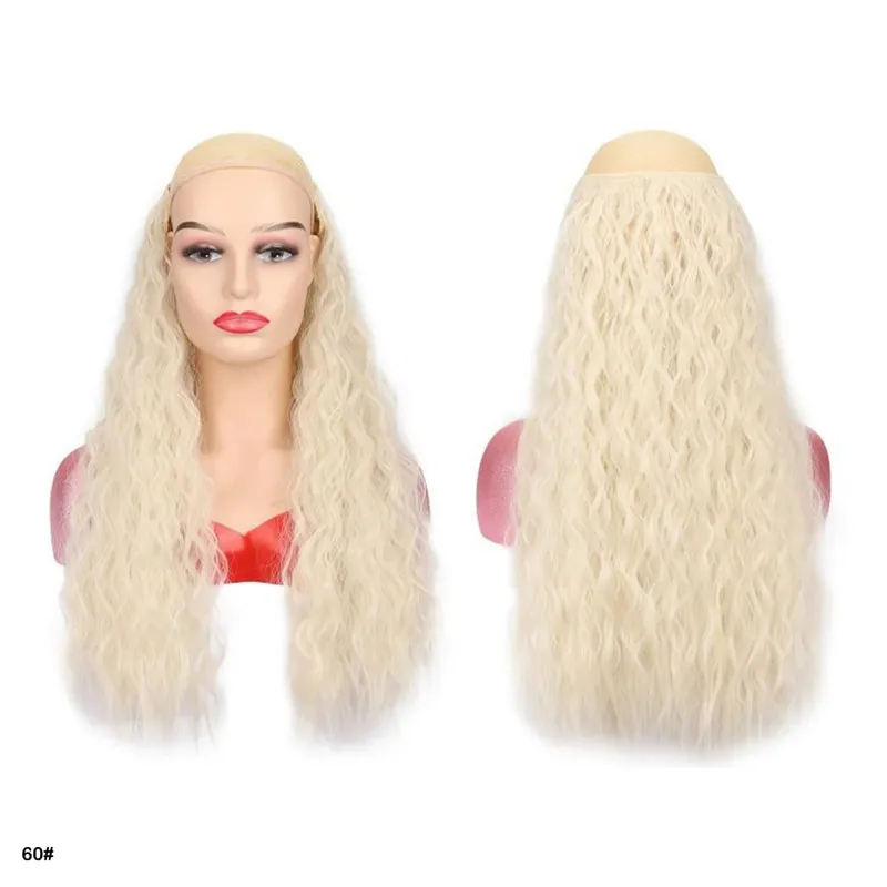 Synthetic Curly Hair Extensions Clip in One Piece 4Clips Deep Wave Long Hairpieces for Women Daily Use Party Hair Accessory — image 25