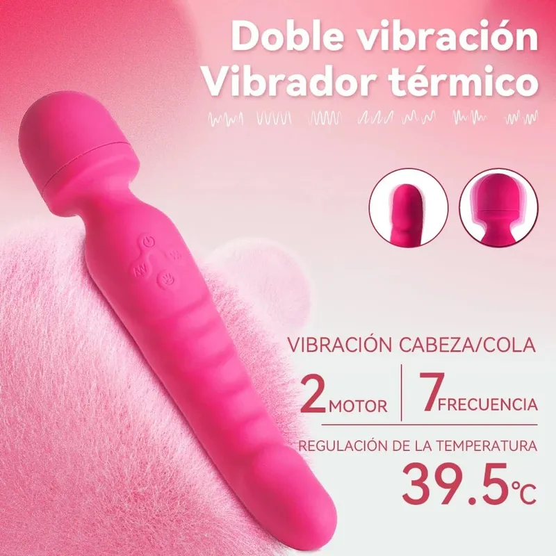 Thrusting Dildo Vibrator Female Powerful Vagina Massager AV Magic Wand G Spot Clitoris Stimulator Adults Sex Toys for Women 18+