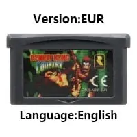 GBA Video Game Cartridge Console Card dDonkey Kong Mario Wario Series Kart Party for GBASP