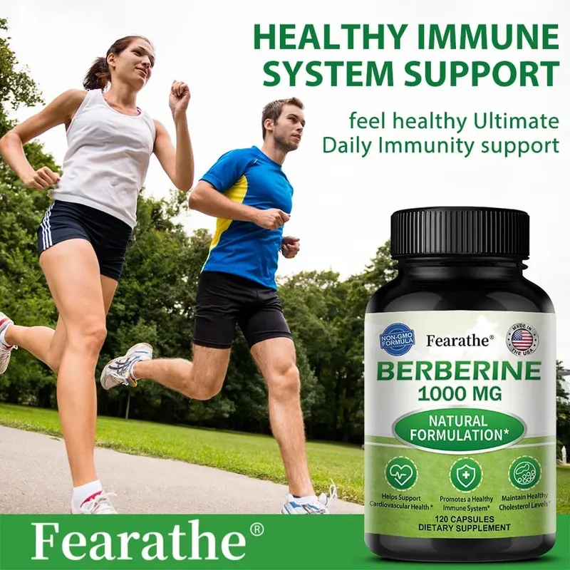 Berberine 1000 Mg Supplement Highly Absorbed Supports Cardiovascular Health Regulates Gut Flora Balance Improves Digestion — image 6