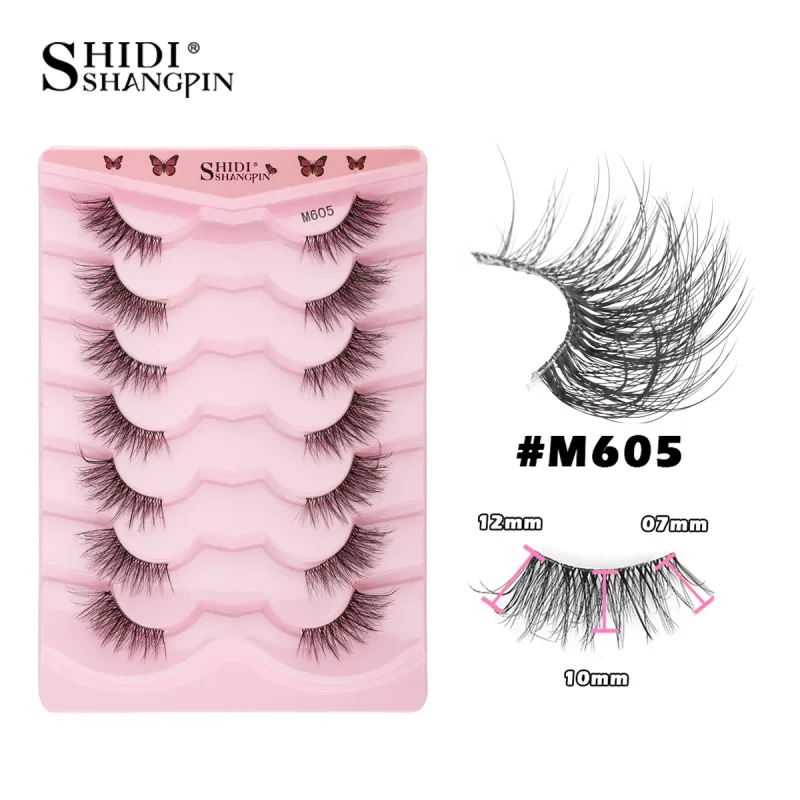 Một Nửa Mi Mắt Mèo Hàng Mi 3D Tự Nhiên Có Cánh Cấp Mắt Kéo Dài Hàng Mi Mắt Cáo Hàng Mi Giả Chồn Hàng Mi Trang Điểm — image 18