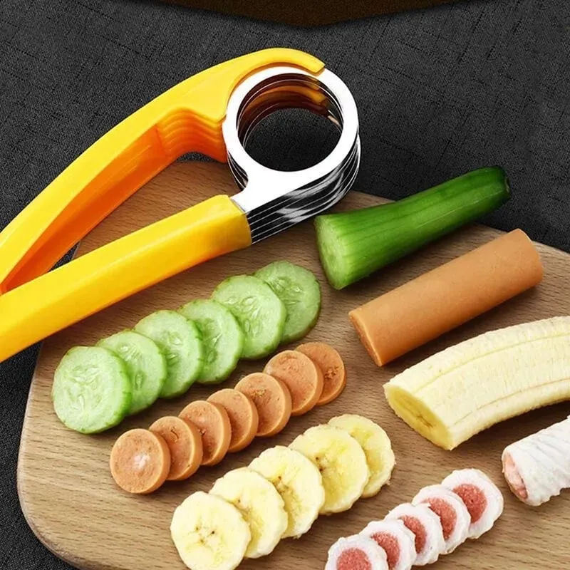 Slicer banana ham fruit ultra-thin manual creative multi-functional cutter melon cutting artifact kitchen special tool — image 5