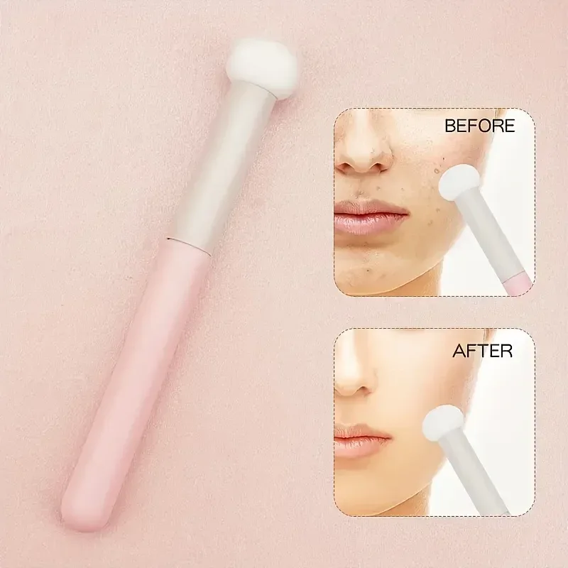 1/3PCS Sponge Makeup Brushes Mushroom Head Soft Concealer Brush Dry Wet Dual Purpose Multi Purpose Contour Lips Brush Cosmetics — image 3