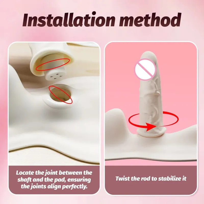 Thrusting Vibrator Separable Cushion Massager APP Control Heating Dildos Vibrators Clitoral Anal Stimulator Sex Toys for Woman — image 5