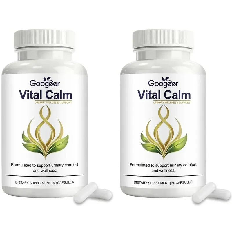 Googeer Vital Calm Capsules for Adult Urinary Wellness Support and Comfort with Magnesium and Cranberry Extract 60 Capsules — image 9