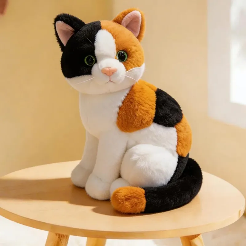 Plush Material Animal Body Pillow PP Cotton Filled 10inch Poultry Throw Pillows Cat Pattern Cute Design Animal Cushion Doll Toys — image 14
