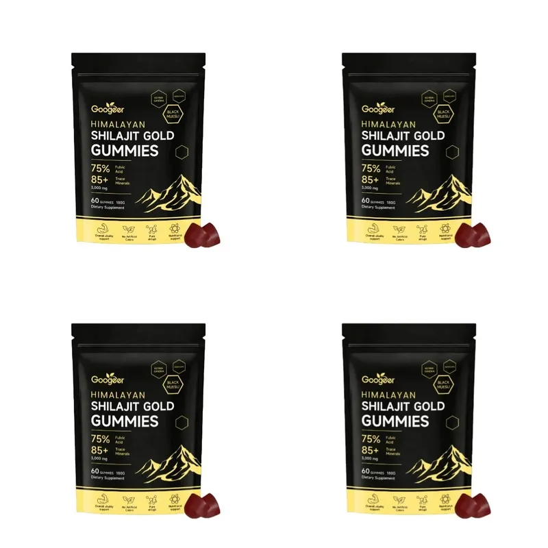Himalayan Shilajit Gold 60 Gummies Minerals Formula รองรับการเพิ่มพลังงานและความมีชีวิตชีวาของร่างกาย ผลิตภัณฑ์เสริมอาหารจากธรรมชาติ — image 9