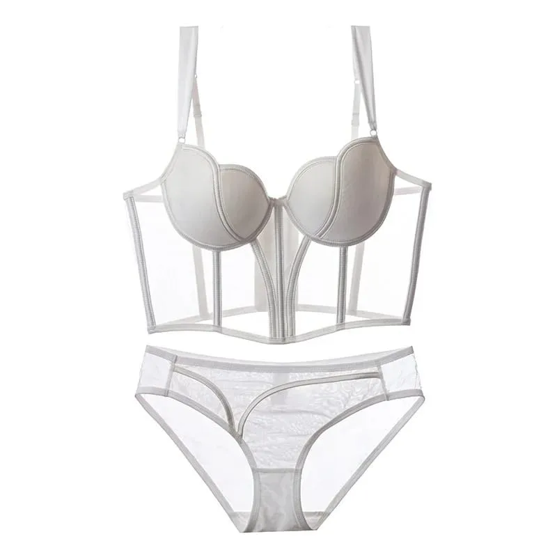 Hot Sale French Style Vest Bra Women Soft Underwire Thin Anti-Sagging Lift Support Small Bust Comfort Intimates — image 7