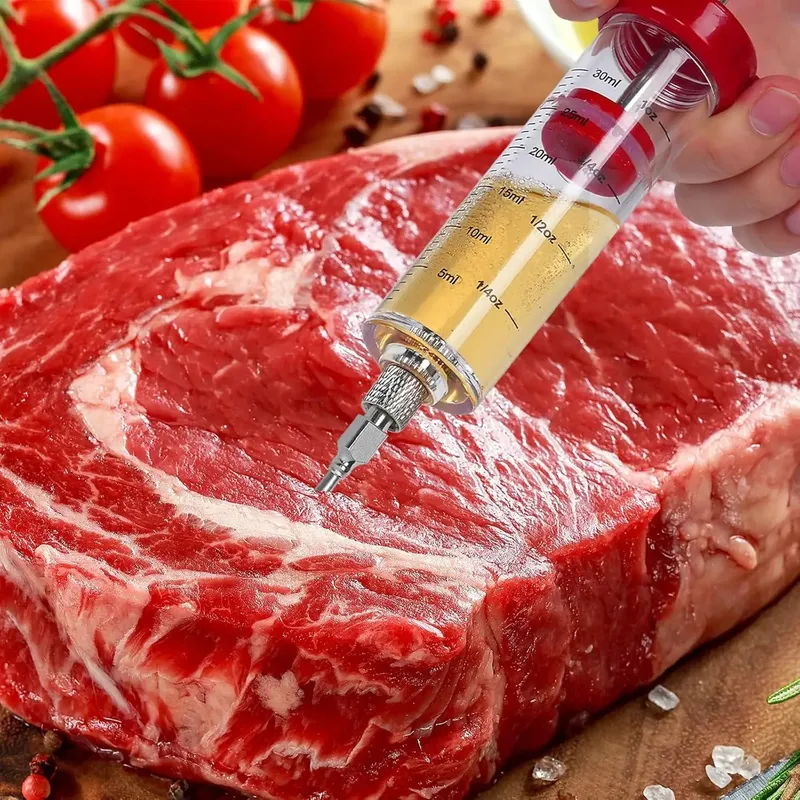 Turkey Baster for Cooking & Kitchen Meat Injector Syringe for Hot Liquid Food Grade Baster Thanksgiving Christmas Essential Tool
