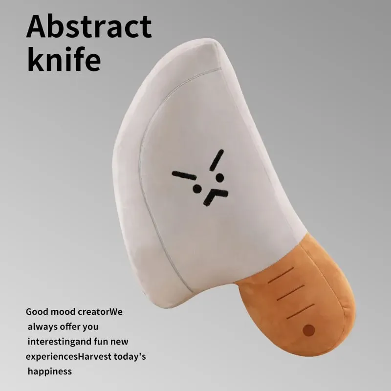 Small Knife Doll Plush Toy Funny Abstract Cutting Knife Hug Pillow Doll Grab Machine Doll Gift Kawaii Peluche — image 5