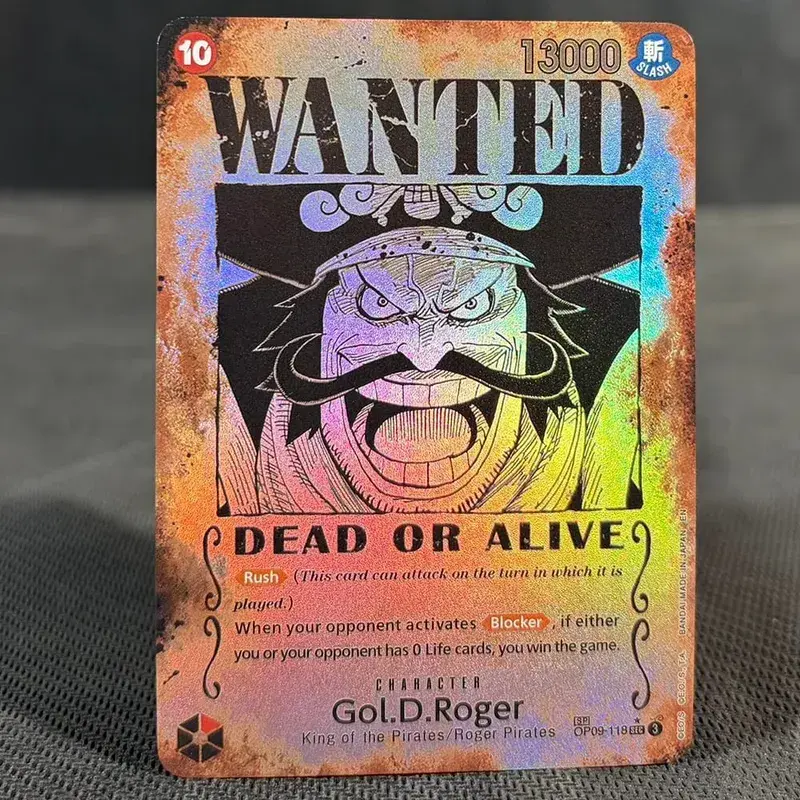 ONE PIECE Retro Wanted Poster Style Proxy Game Card Luffy Buggy Shanks Ace Anime OPCG/PTCG Card / Collection Trading Card — image 11