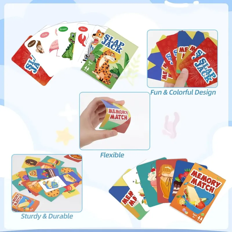 Fun Card Game for Kids Ages 4-8|Classic Interactive Games for Kids Toddlers and Adults Stocking Stuffers Gifts Party Games — image 2