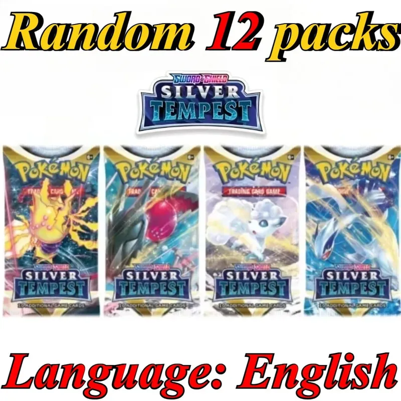 10 Pokémon Card Packs Bright Stars 151 Prismatic Evolutions PALDEAN FATES English Reinforcement Battle Transaction Card Gift — image 23