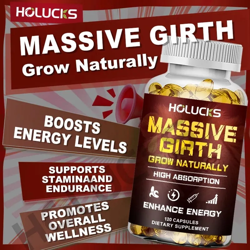 Premium Massive Girth Capsules with Ashwagandha Support Optimal Circulation & Energy Enhanced Performance & Overall Wellbeing — image 6