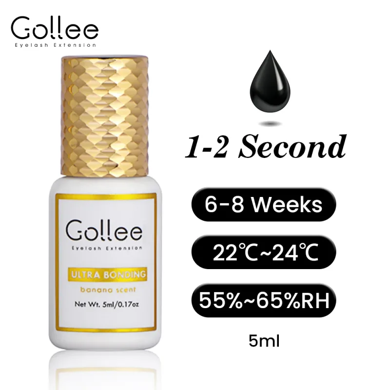 Gollee 0.5-1s Drying Eyelash Extensions Glue Latex-free Lashes Glue Professional Waterproof 6-8 Weeks Eyelash Extension Supplies — image 12