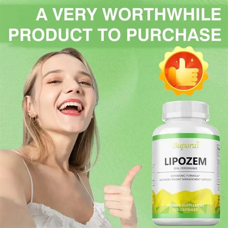 Lipozem Capsules - Digestive Health Appetite Suppression Metabolism Weight Management — image 6