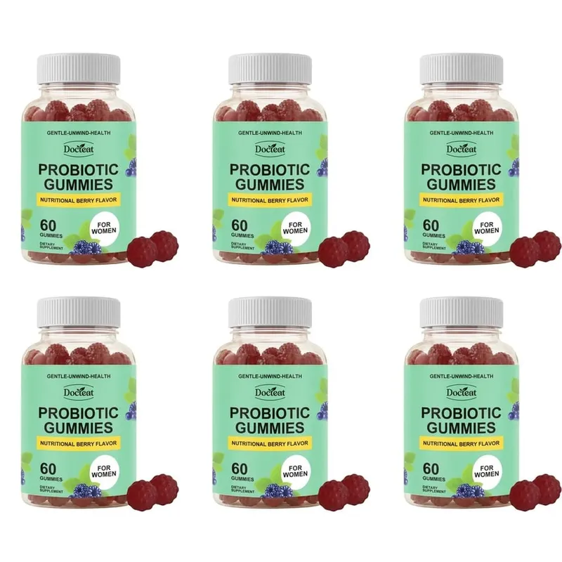 Women Probiotic Gummies 60 Count with Prebiotics Vitamin B6+C and Zinc Supports Digestive Balance & Immune Function Health — image 12