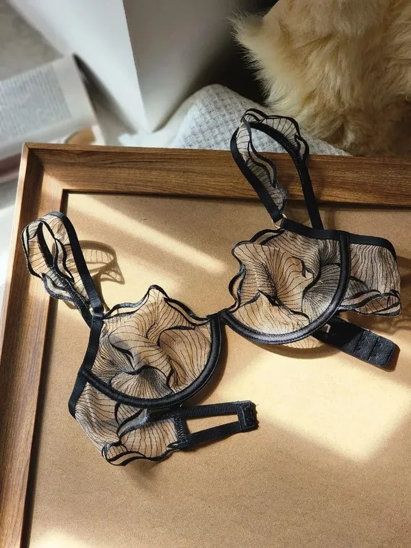 Comfort Minimizer Bra for Large Bust Ultra Thin Unlined Wireless Bra Lift & Shape Adjustable Support for Everyday Wear — image 3