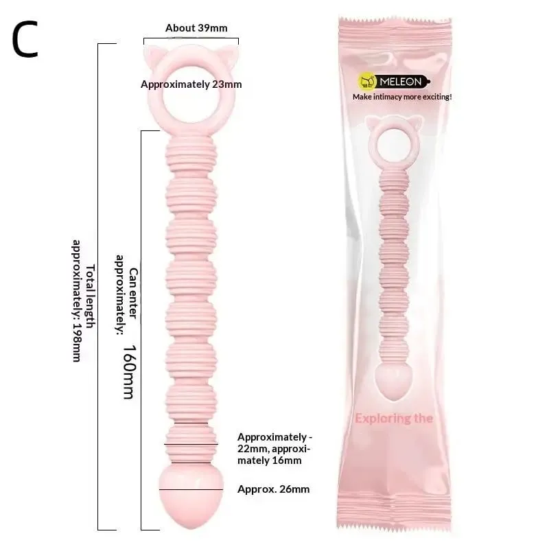 S-Beads Soft Anal Plug Anus Toys Big Balls Silicone G-Spot Stimulating Butt Plugs Adult Sex Couple Sexy — image 9