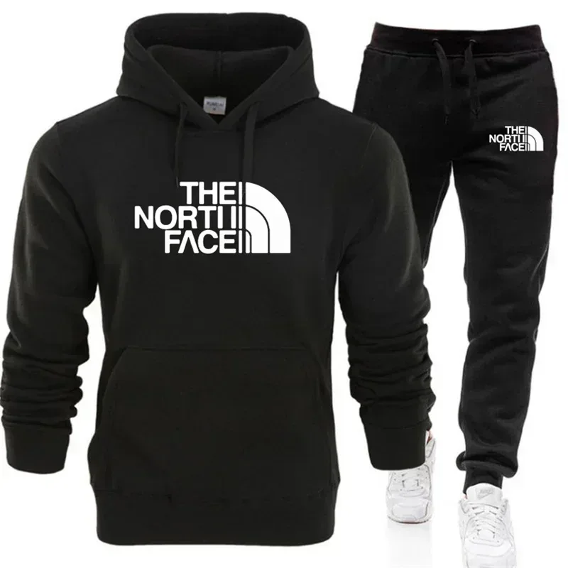 Men's Winter Hoodie and Sweatpants Set Casual Jogging Tracksuit Premium Quality Versatile Outdoor Activewear