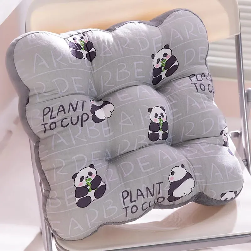 40cm Animal Paradise Car Cute Dinosaur Bear Panda Cushion Cartoon Stuffed Plushies Throw Pillow Car Chair Seat Mats Home Gifts — image 8