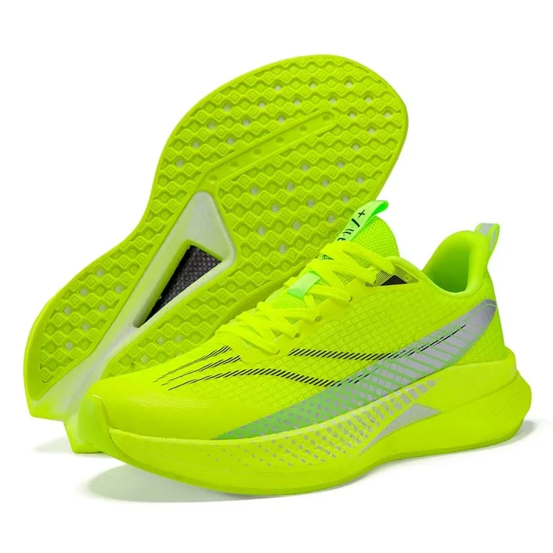 Carbon Plate Running Shoes Men Casual Marathon Athletic Sports Outdoor Travel Breathable Lightweight Comfortable Women Sneakers — image 10