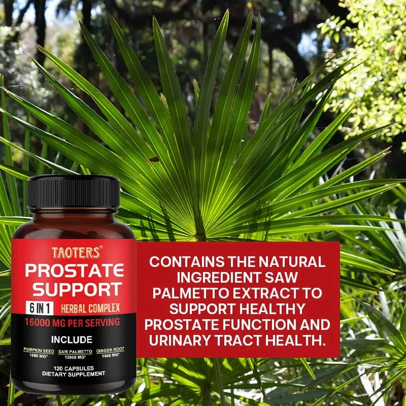 Natural Saw Palmetto - Prostate Health Support Supplement Improves Toilet Frequency and Urgency Promotes Healthy Hair Growth — image 5