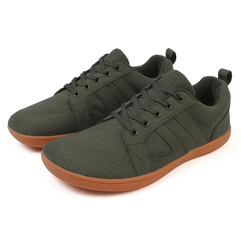 Men Barefoot Walking Wide Toe Box Zero Drop Minimalist Sneakers Non Slip Comfortable Walking Shoes Breathable Running Shoes — image 1