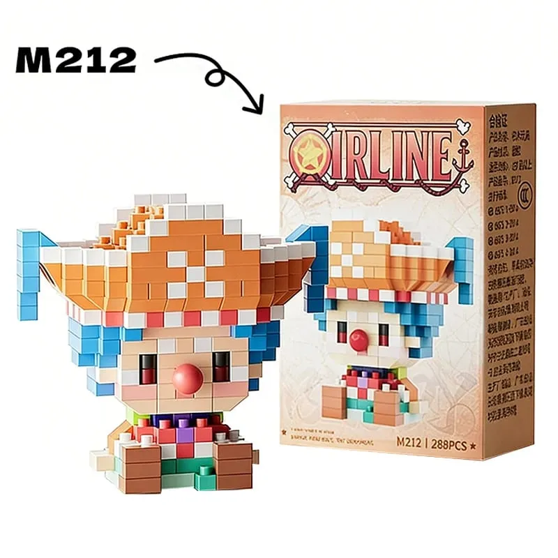 Anime Building Block Chopper Buggy Assembly Micro Building Block Zoro Robin Character Model Mini Bricks Figure Toys For Gift — image 4