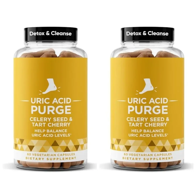 Plant-Based Antioxidant Capsules with Tart Cherry & Celery Seed Cleanse 5-in-1 Formula Daily Wellness Support 60 Capsules