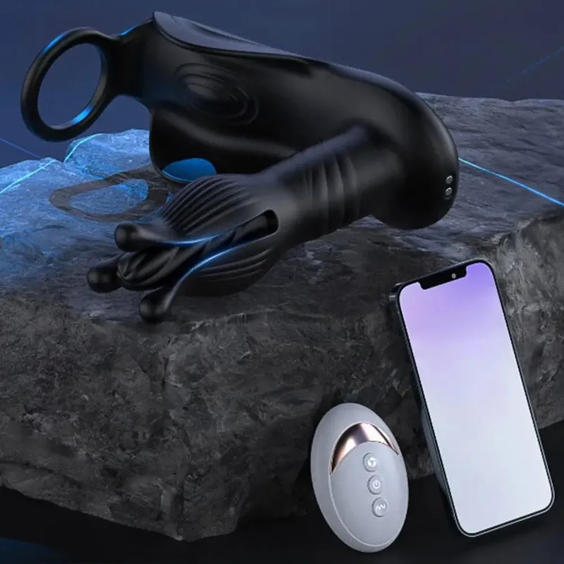 APP Bluetooth Anal Plug Vibrator Wireless Remote Control Prostate Massager Adult Sex Toys for Men Women Gay 18+ — image 3