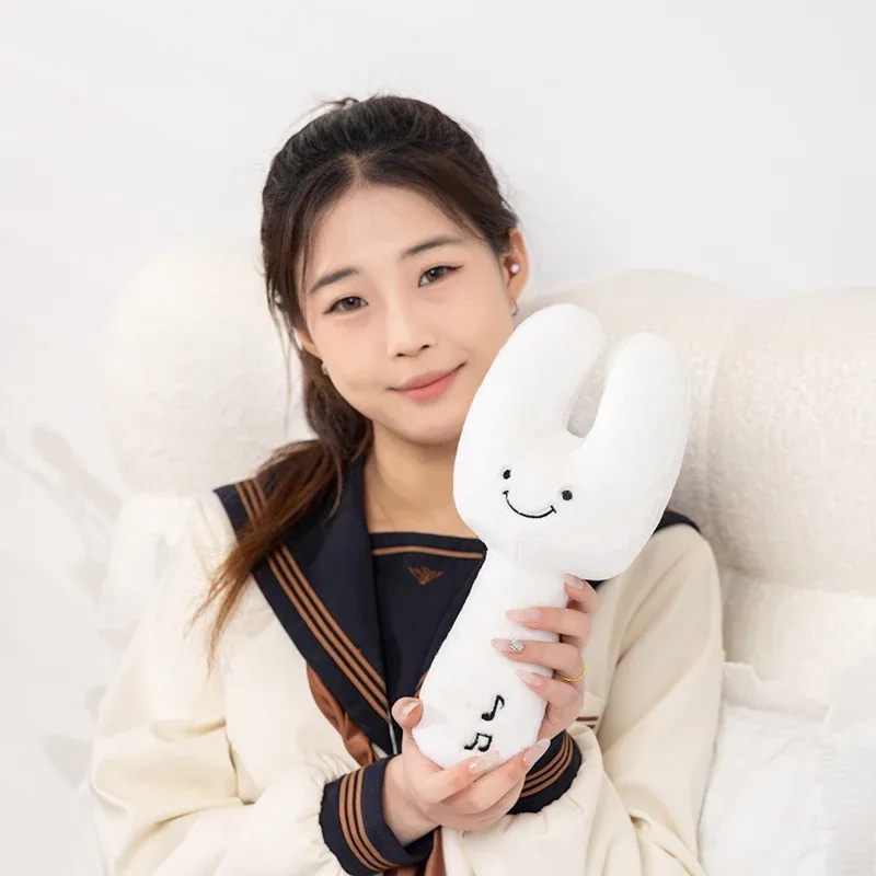 Humanoid Musical Instruments Plush Toy Stuffed Smiling Guitar Violin Tuning Fork with Legs Decor Plushie Prop Gift — image 6