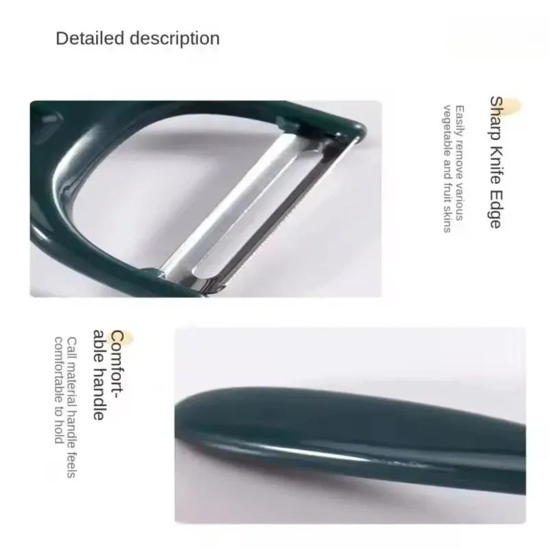 Stainless Steel Creative Fruit Vegetable Peeler for Potatoes Melons Pears Carrots Kitchen Gadget