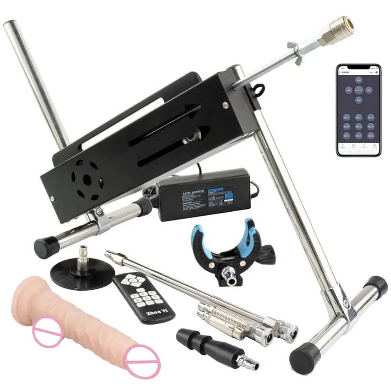 200W Super Powerful Stroke 1-15cm Automatic Masturbation Machine with Dildo Attachments Support Three Controllers Sex Machines — image 11