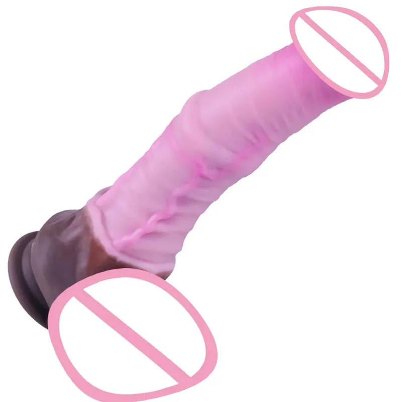 Huge Realistic Horse Dildo Vibration For Women Telescopic Thrusting Dildo Control Heating Penis Animal Dildos Vibrator Sex Toys — image 1