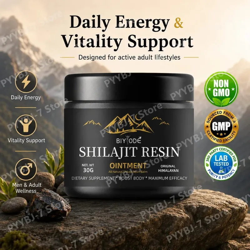 Shilajit Resin 30g Daily Wellness Supplement 600mg Serving support energy Focus for Adult Nutrition Support Daily Use — image 2