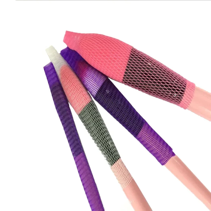 50PCS Πινέλα Μακιγιάζ Προστατευτικά Διχτυωτών Κάλυμμα Beauty Elastic Mesh Προστατευτικό δίχτυ Μακιγιάζ Κιτ καλλυντικών εργαλείων βούρτσας Κάλυμμα στυλό με δίχτυ — image 6