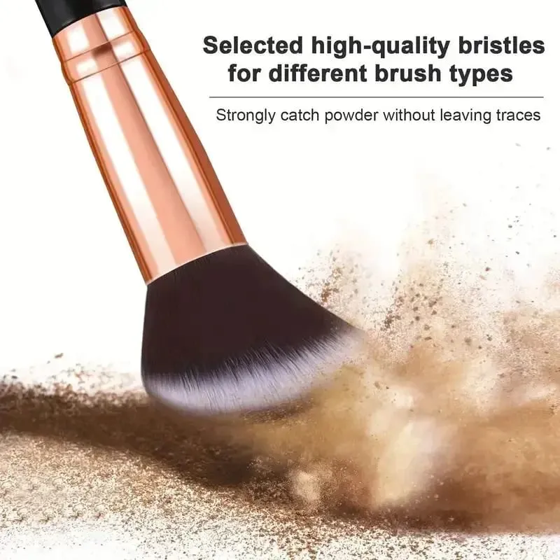 10/20Pc Marbling Handle Makeup Brushes Set Powder Foundation Eyeshadow Lip Blush Make Up Brush Set Professional Beauty Tools Kit — image 5
