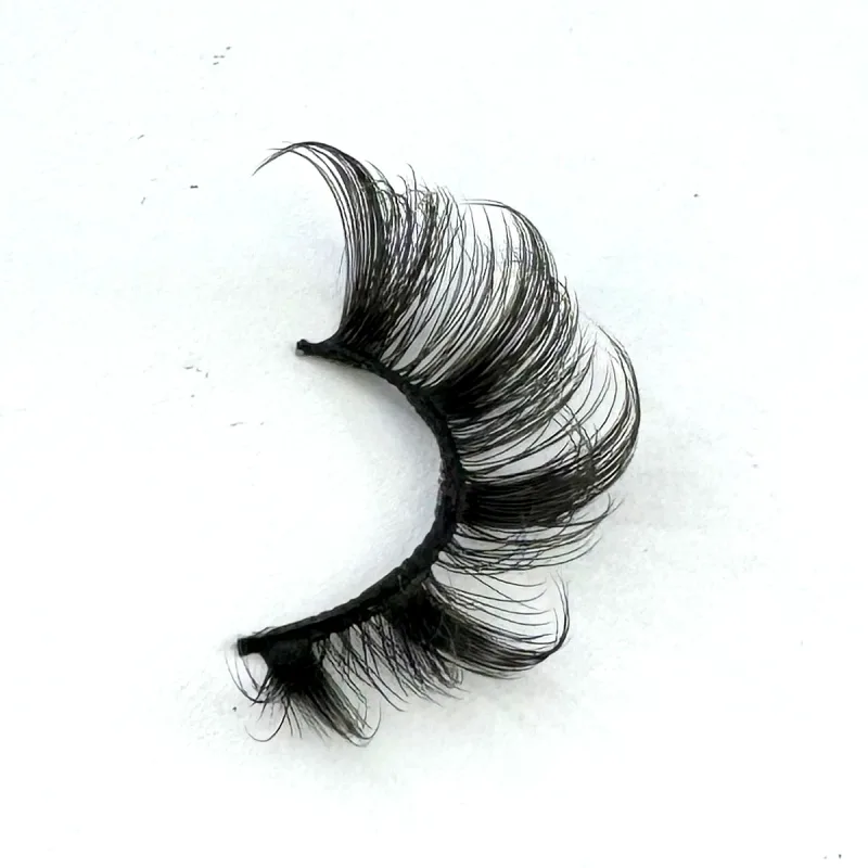 Poloviční řasy 10 párů Poloviční řasy Měkké přírodní řasy pro kočičí oči Makeup Tool Prodlužování umělých řas Fluffy Faux Cils — image 6