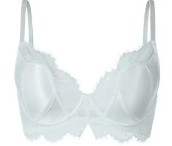 Satin Lace Push Up Bra Women Sexy Thin Breathable Minimizer Full Coverage Anti Sagging Wireless Lift Lingerie 32-38AB — image 12