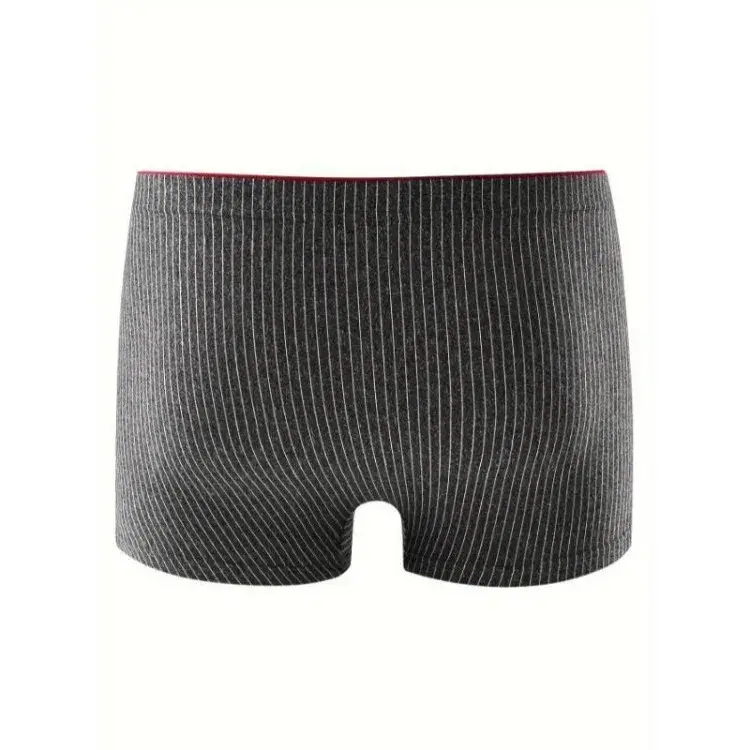 Men's Boxer Underwear Soft Breathable And Comfortable Briefs Striped Trendy Personality Casual Loose Boxers Panties Stylish