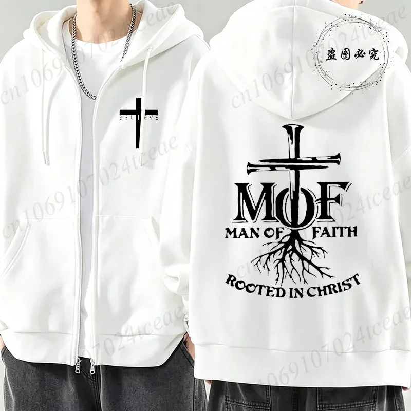 New Fashion Zipper Hoodies Christ Jesus Cross Print Men Hoodies Sweatshirts Fleece Hip Hop Street Hoodie Zip Up Sweatshirts Top — image 23