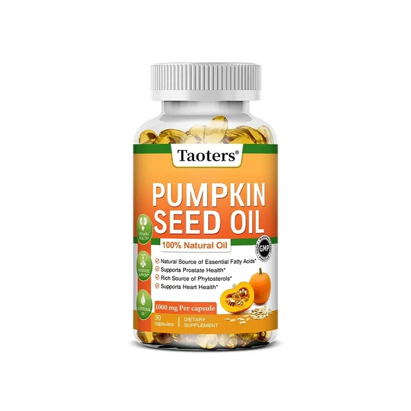 Pumpkin Seed Oil Capsules - Promotes Hair Growth Urinary Tract and Prostate Health Cardiovascular Support | Non-GMO — image 8