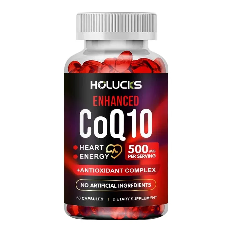 Yimiduk Premium CoQ10 500mg Supplement for Heart Function Fertility & Overall Cellular Vitality Skin Health & Immune Defense