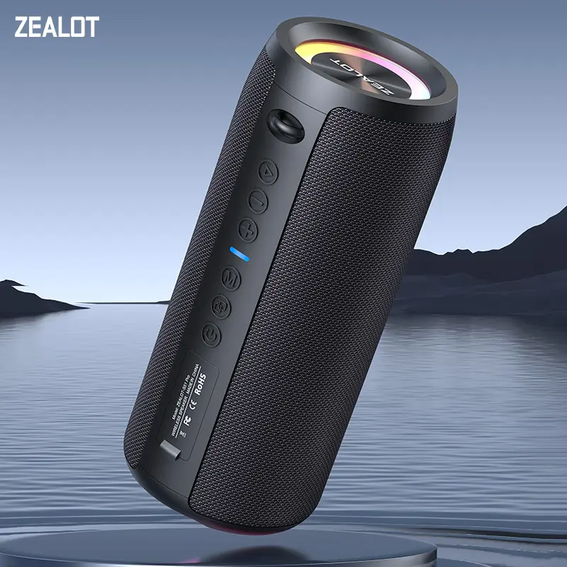 Zealot-S51Pro 40W 고출력 블루투스 스피커 3D 스테레오베이스 블루투스 스피커 휴대용 IPX5 방수 적합한 TWS 붐 박스 — image 2