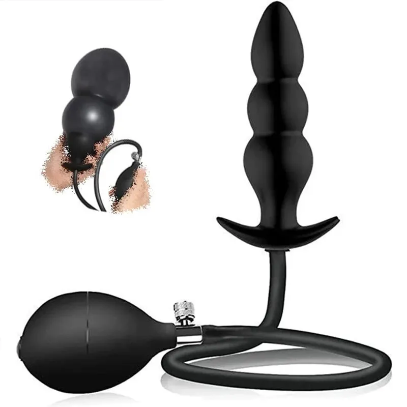 Anal Expander Expand Inflatable Anal Plug Oversized Enema Training Butt Plug Butt Dilator Ass Prostate Sex Toy para sa Mga Lalaki Babae — image 6