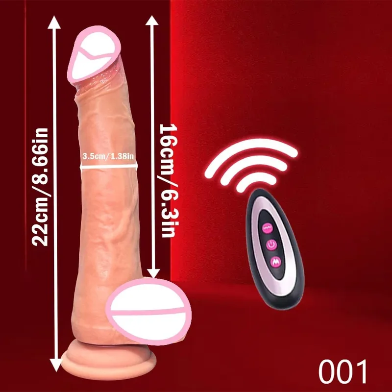 9 Vibration Modes 3 Stretching And 3 Shaking Modes Dildo Electric Female Sex Toy Silicone Dildo Telescopic Vibration Heating 18+ — image 13