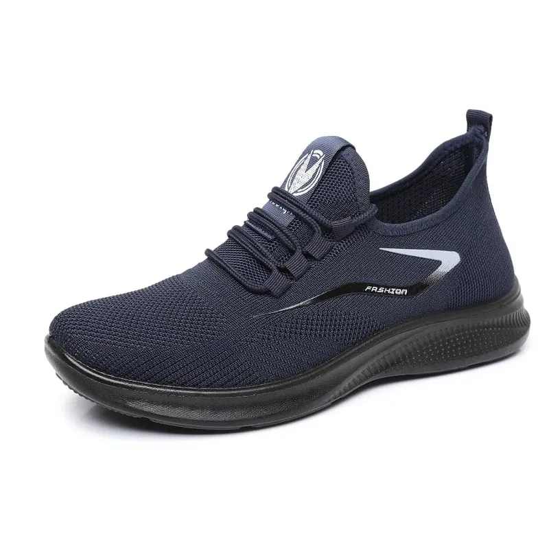 2026 New Arrival Breathable Air Knit Upper Slip On Shoes Flexible Soft Non Slip Sole Casual Running — image 3