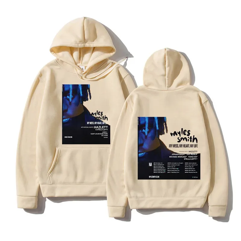 Myles Smith My Mess Man Tour 2026 Hoodies Men Women Clothing Fashion Long Sleeve Sweatshirts Casual Oversized Hip Hop Pullovers — image 6